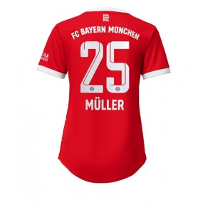 Bayern Munich Thomas Muller #25 kläder Kvinnor 2022-23 Hemmatröja Kortärmad
